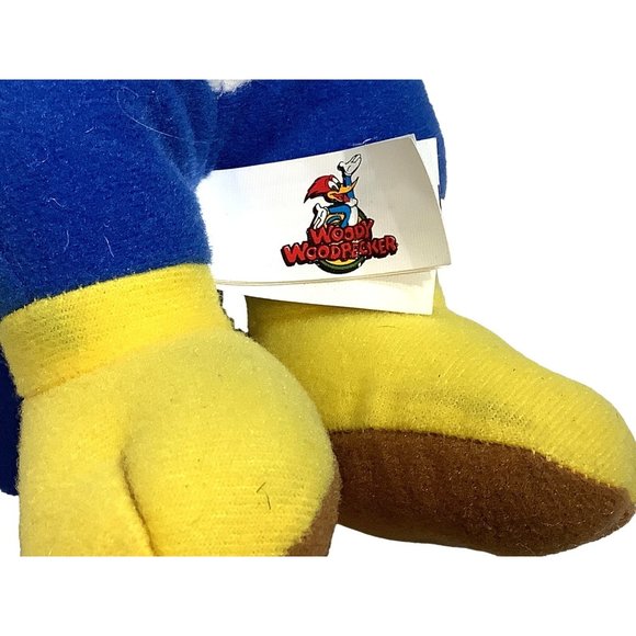 Vintage Woody Wood Pecker Stuffed Animal 15" Plush Kelly Toy Plastic Eyes - Picture 7 of 8